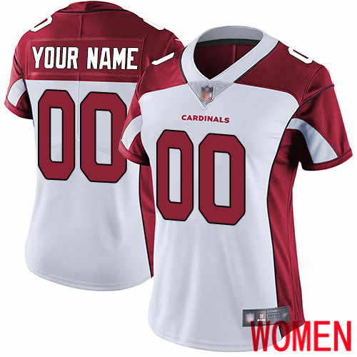 Limited White Women Road Jersey NFL Customized Football Arizona Cardinals Vapor Untouchable
